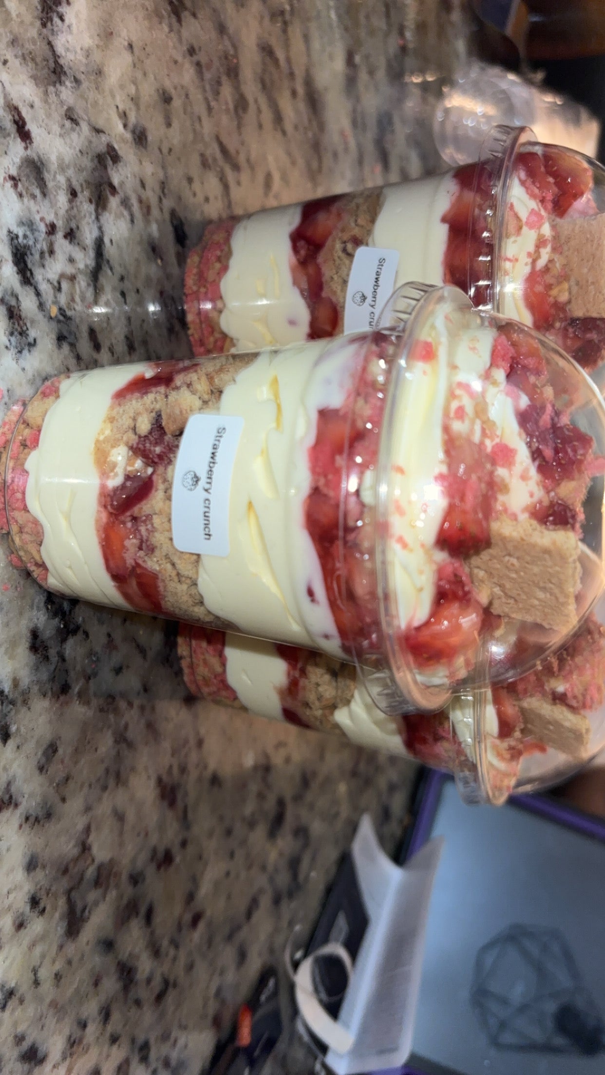 Strawberry Cheesecake Cups